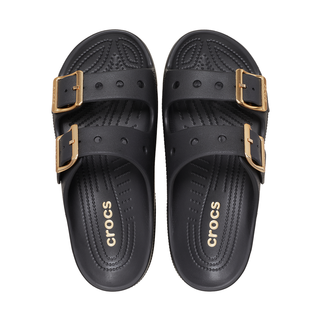 Women's Metallic Buckle Saturday Sandal