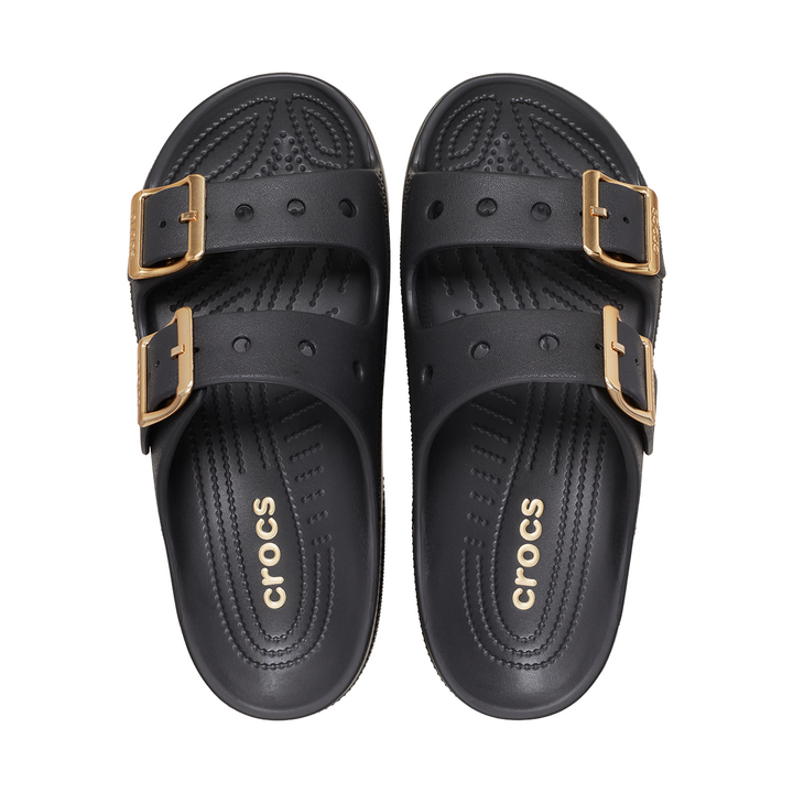 Women's Metallic Buckle Saturday Sandal