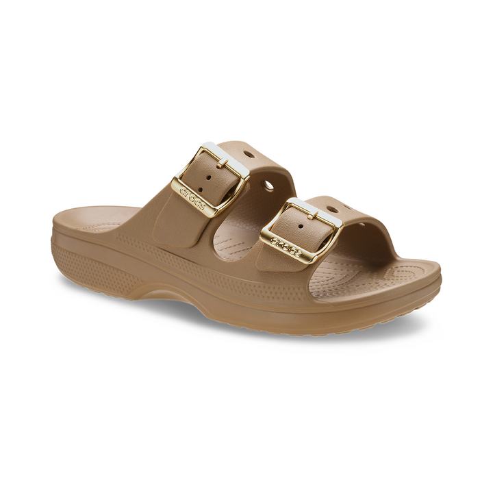 Women's Metallic Buckle Saturday Sandal