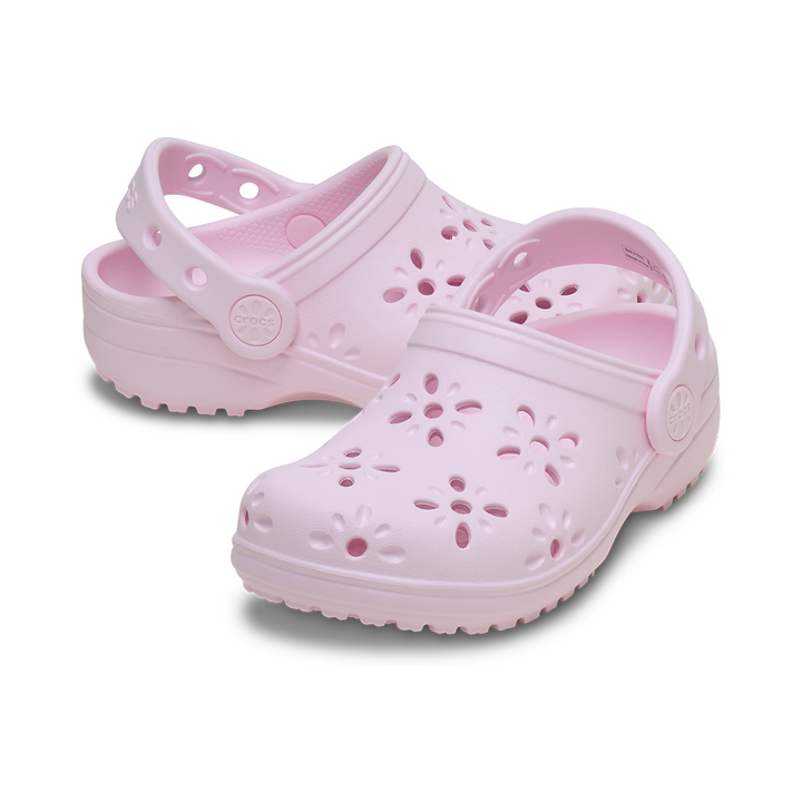 Toddler Classic Floral Cut-Out Clog
