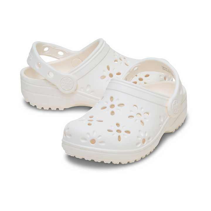 Toddler Classic Floral Cut-Out Clog