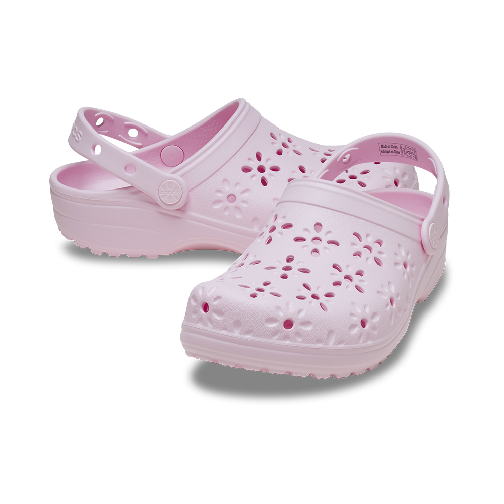 Classic Floral Cut-Out Clog