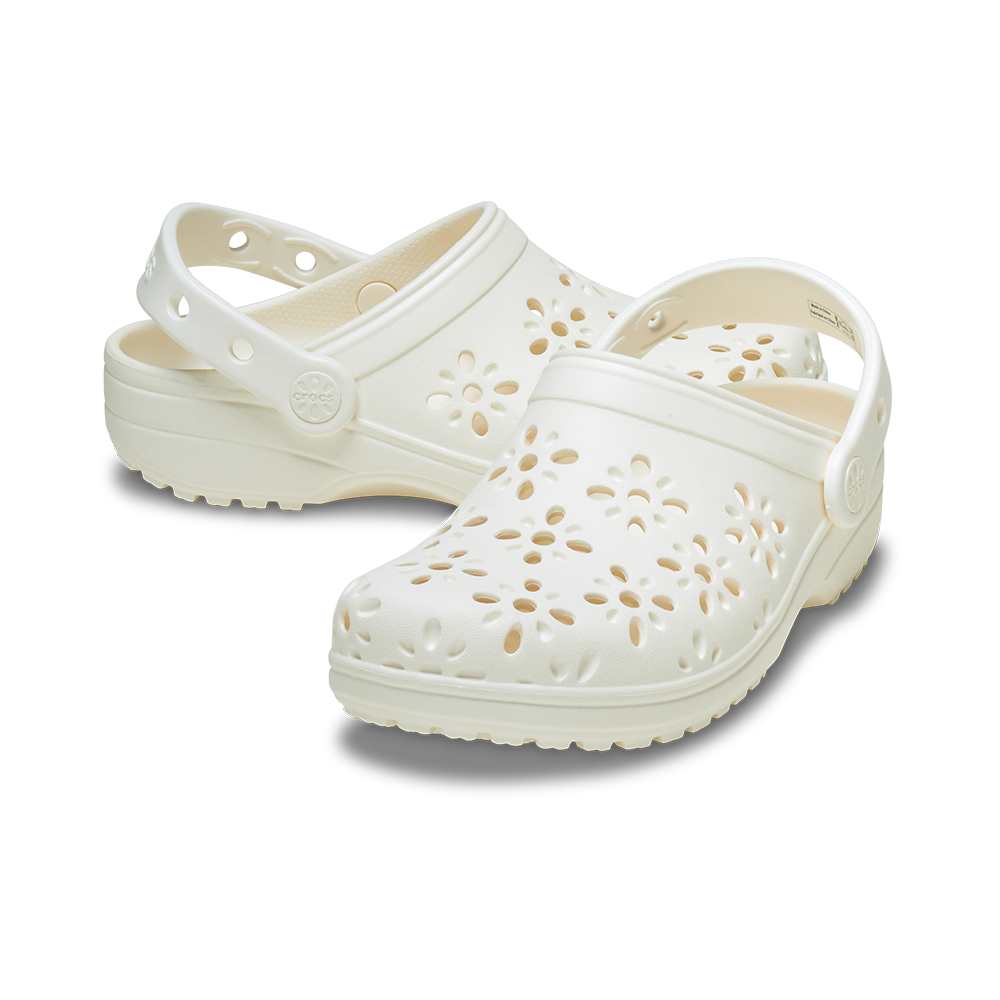 Kids' Classic Floral Cut-Out Clog
