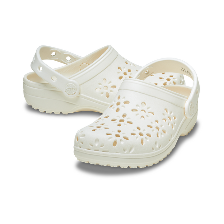 Kids' Classic Floral Cut-Out Clog