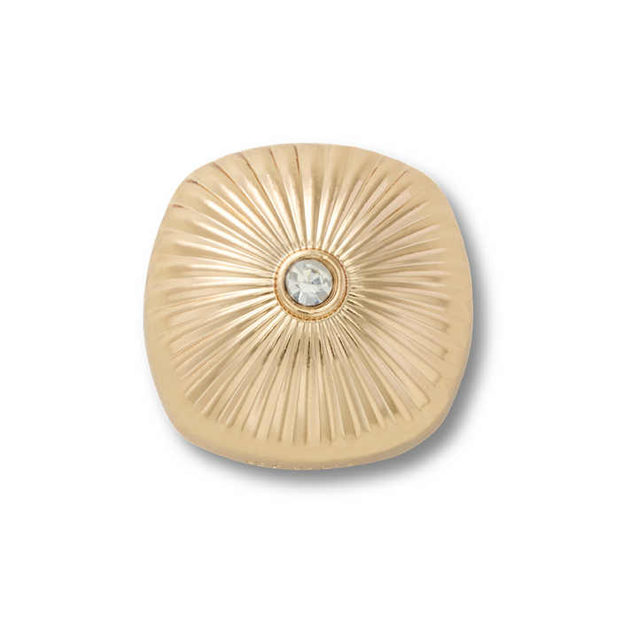 Gold SMT Gem Textured Stud