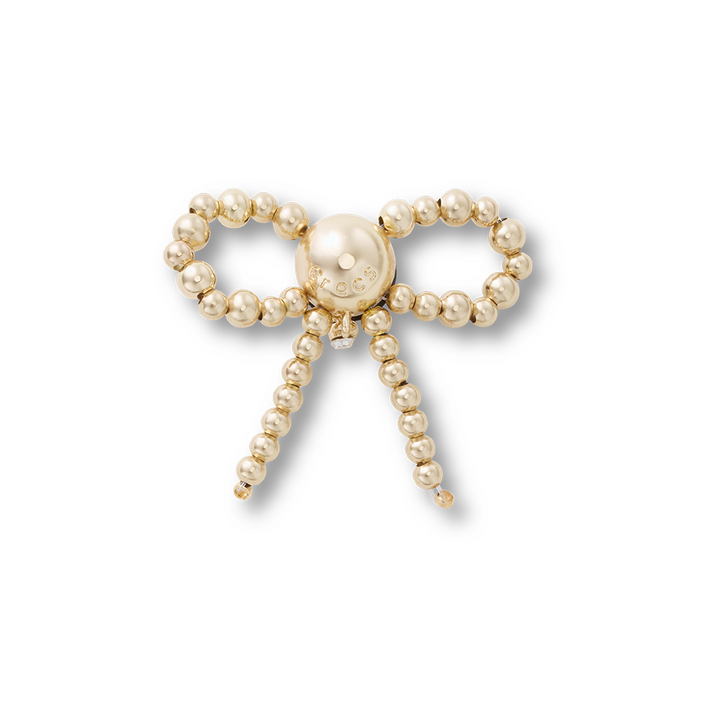 Gold Beaded Bow