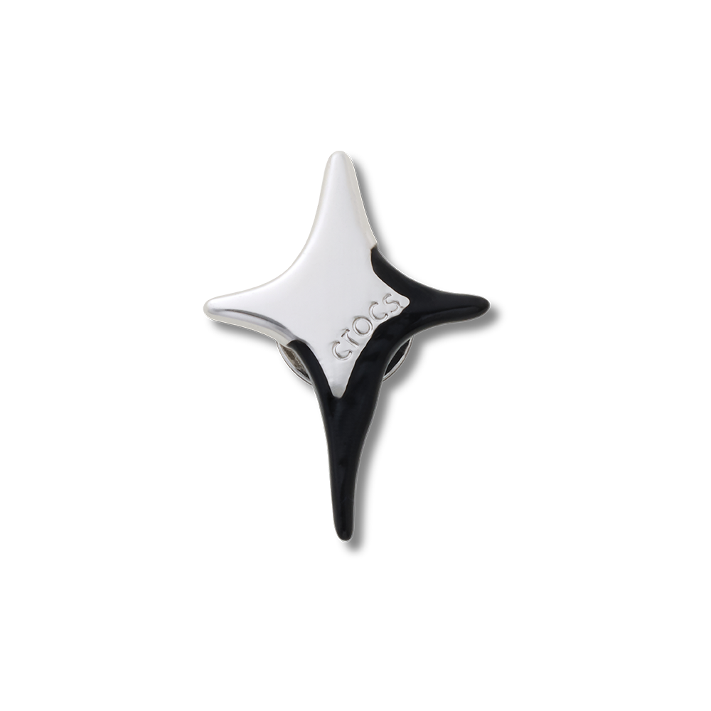 Black Dipped Enamel Star