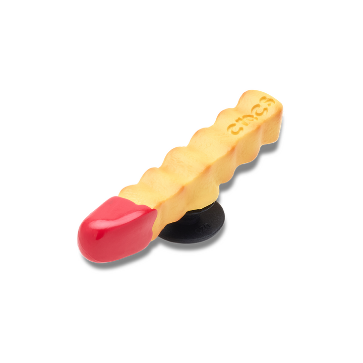 French Fry Dipped in Ketchup
