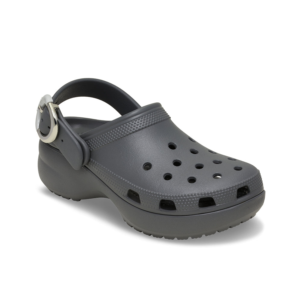 Women Classic Platform Dipped Buckle Clog