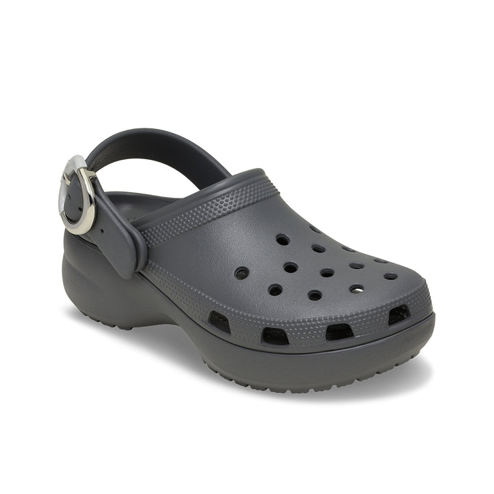 Women Classic Platform Dipped Buckle Clog