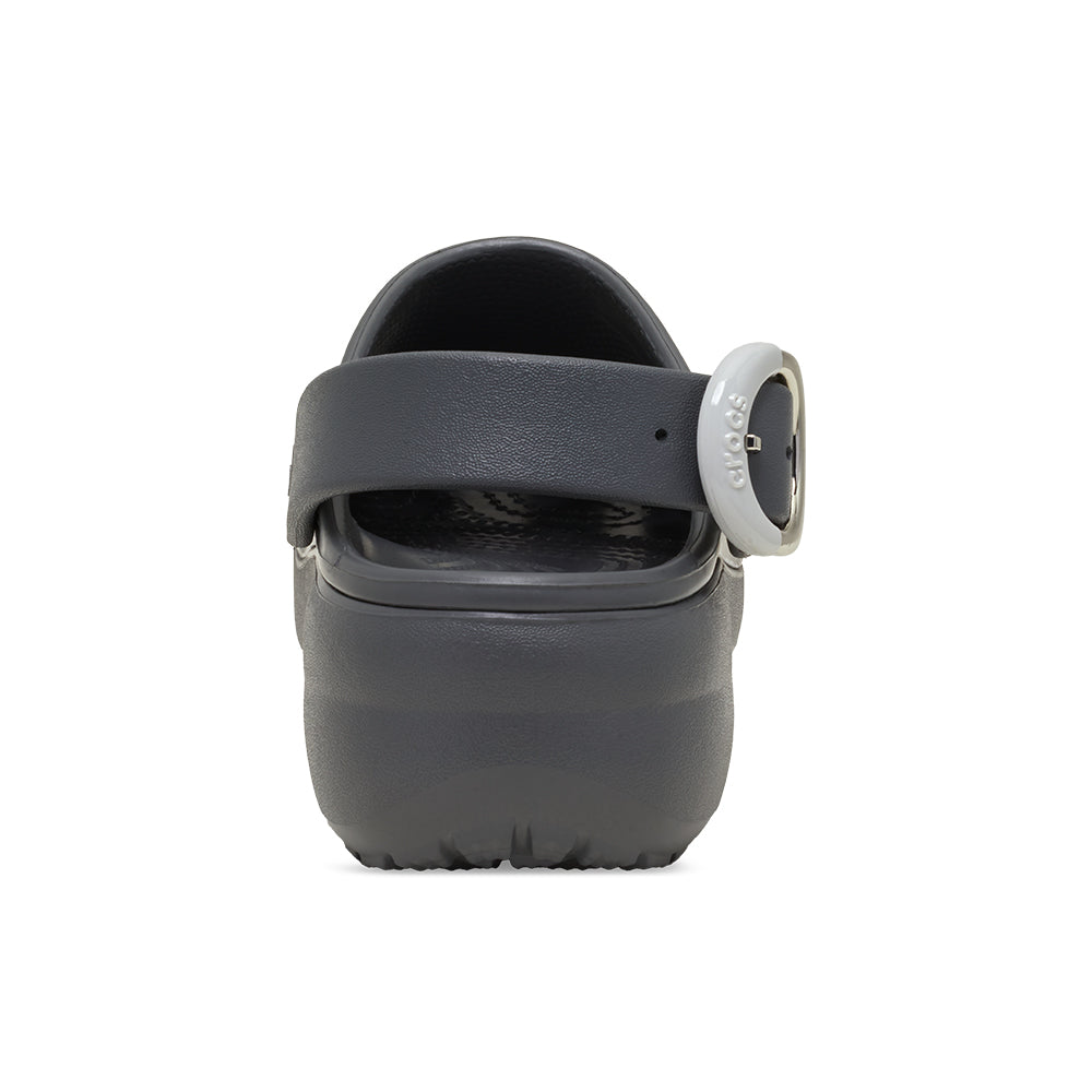 Women Classic Platform Dipped Buckle Clog