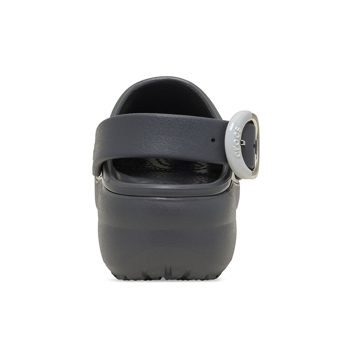 Women Classic Platform Dipped Buckle Clog
