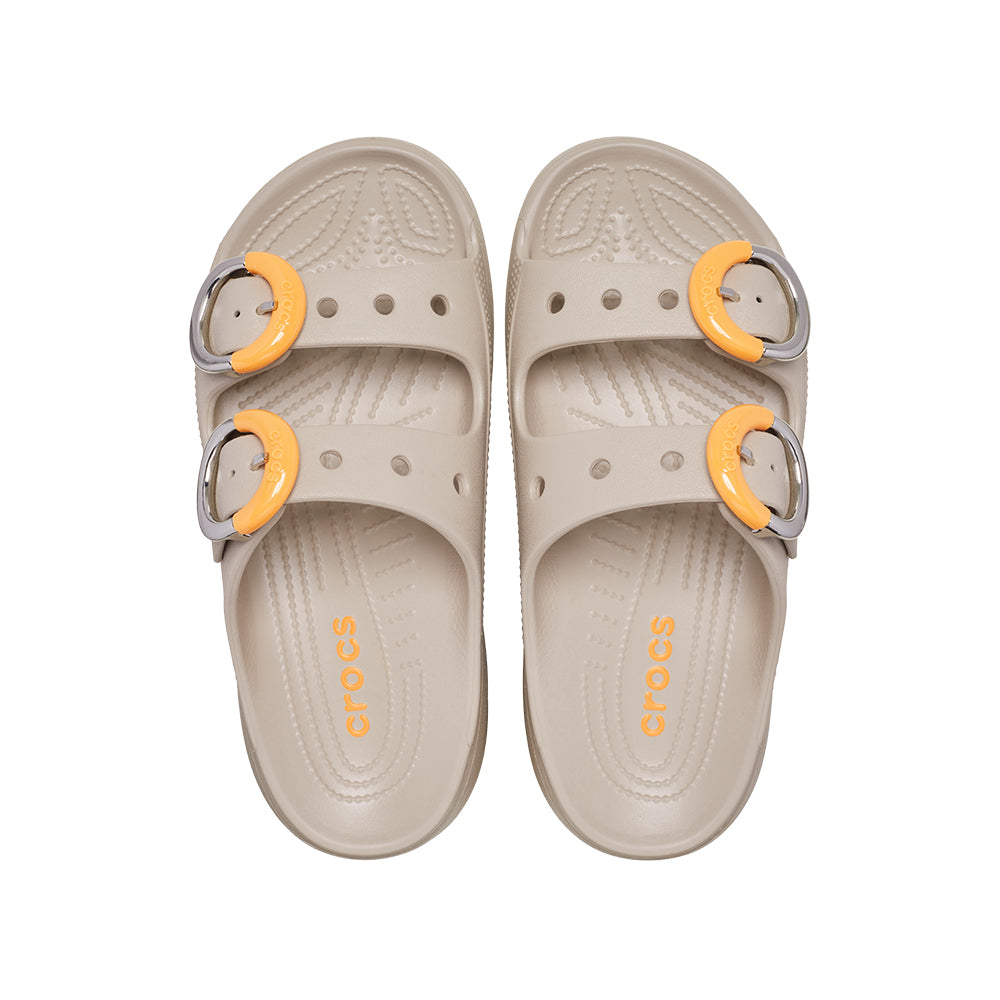 Women Saturday Platform Dipped Buckle Sandal