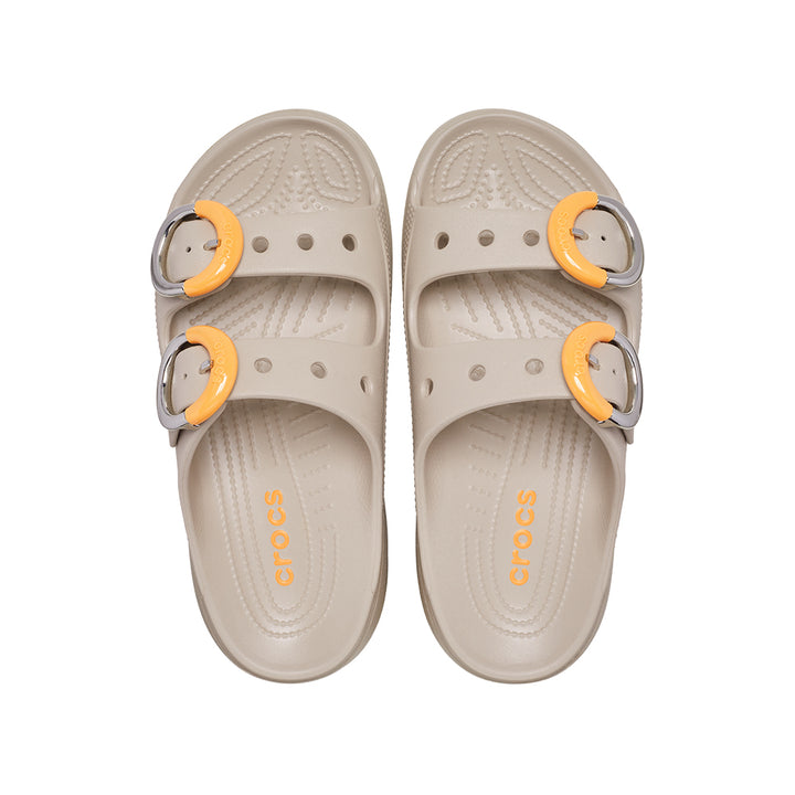 Women Saturday Platform Dipped Buckle Sandal