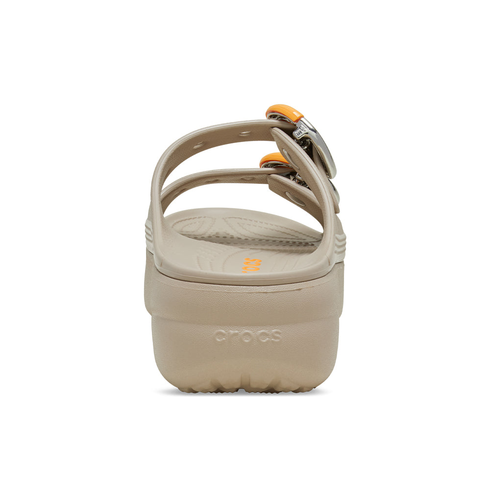 Women Saturday Platform Dipped Buckle Sandal