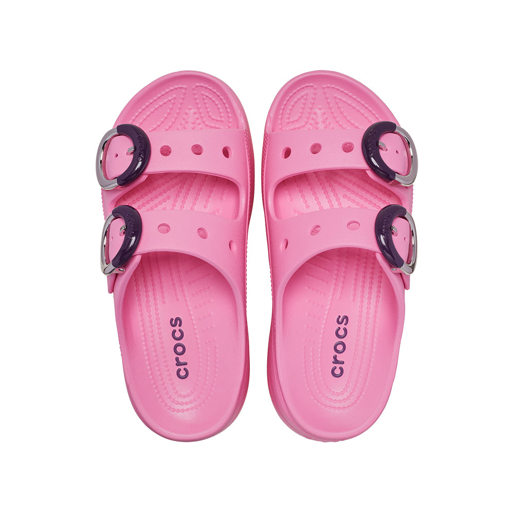 Women Saturday Platform Dipped Buckle Sandal