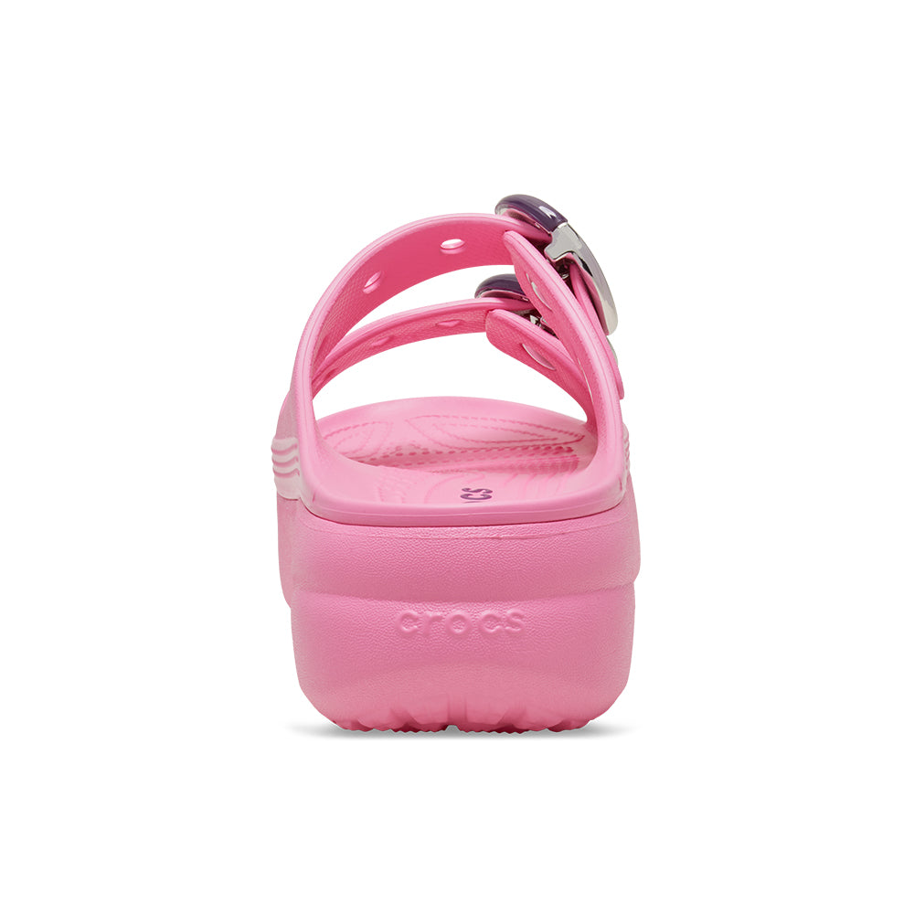 Women Saturday Platform Dipped Buckle Sandal
