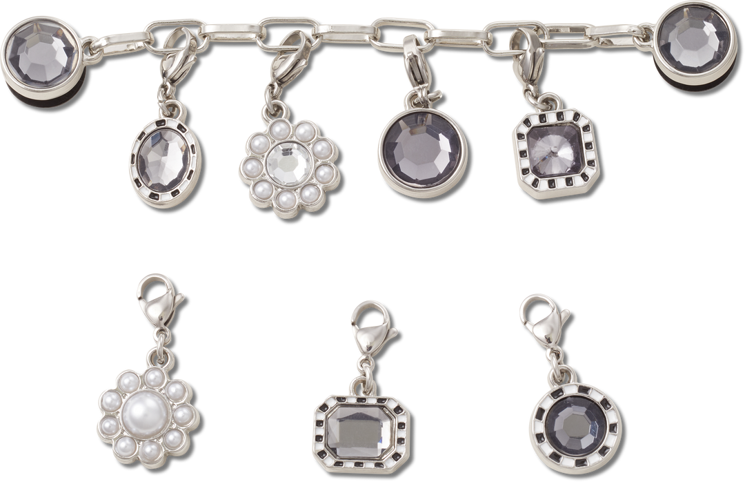 Silver Adjustable Charm Chain