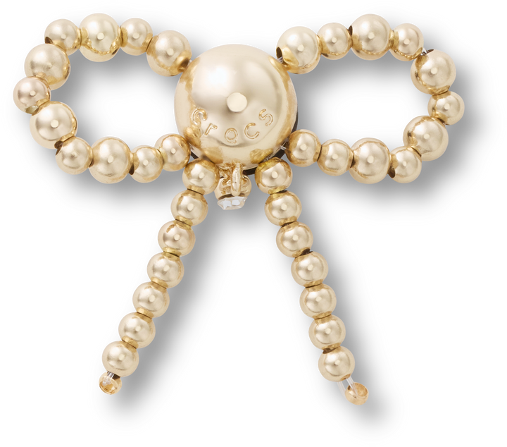Gold Beaded Bow