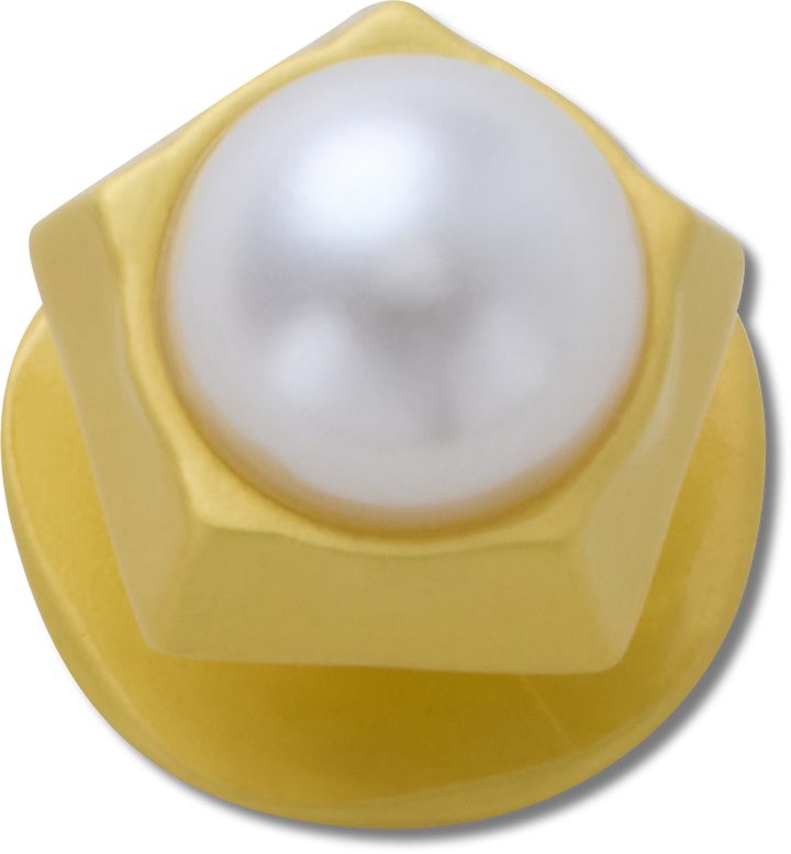 Gold Pentagon Pearl