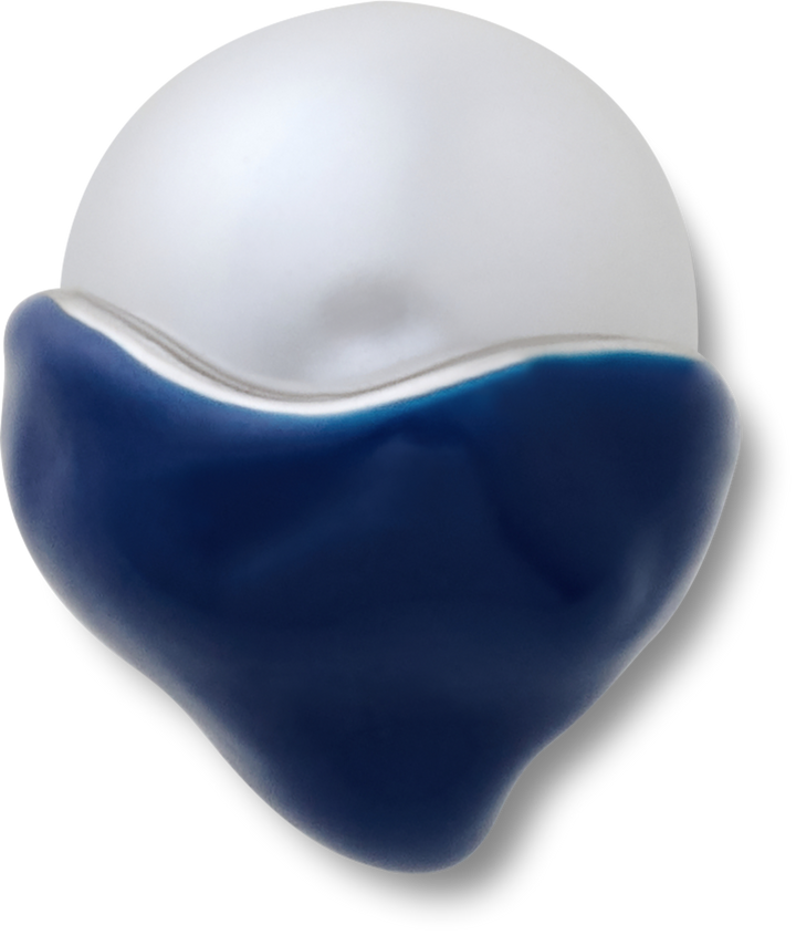 Blue Dipped Enamel SMT Pearl