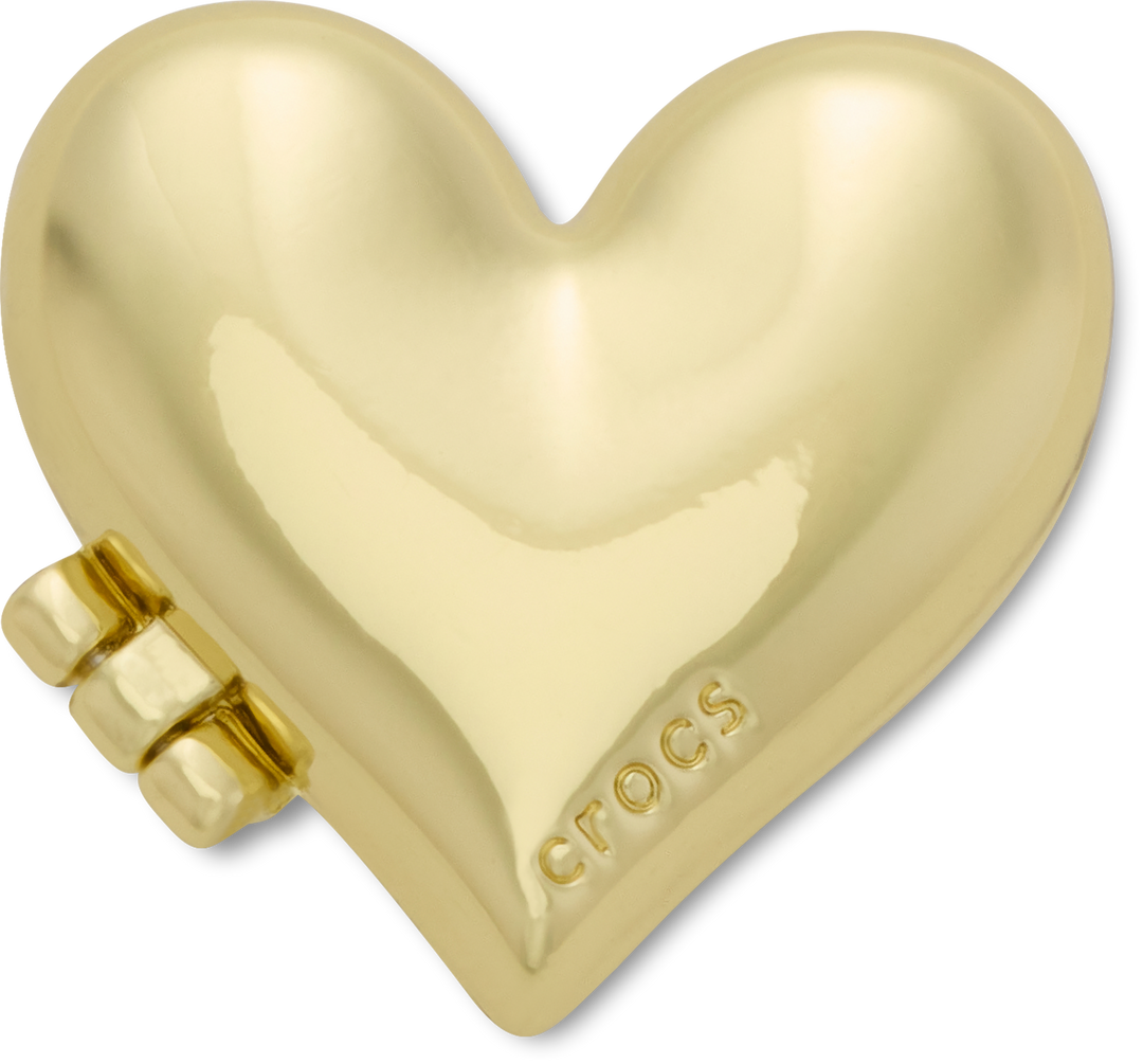 Gold Bubble Locket Heart