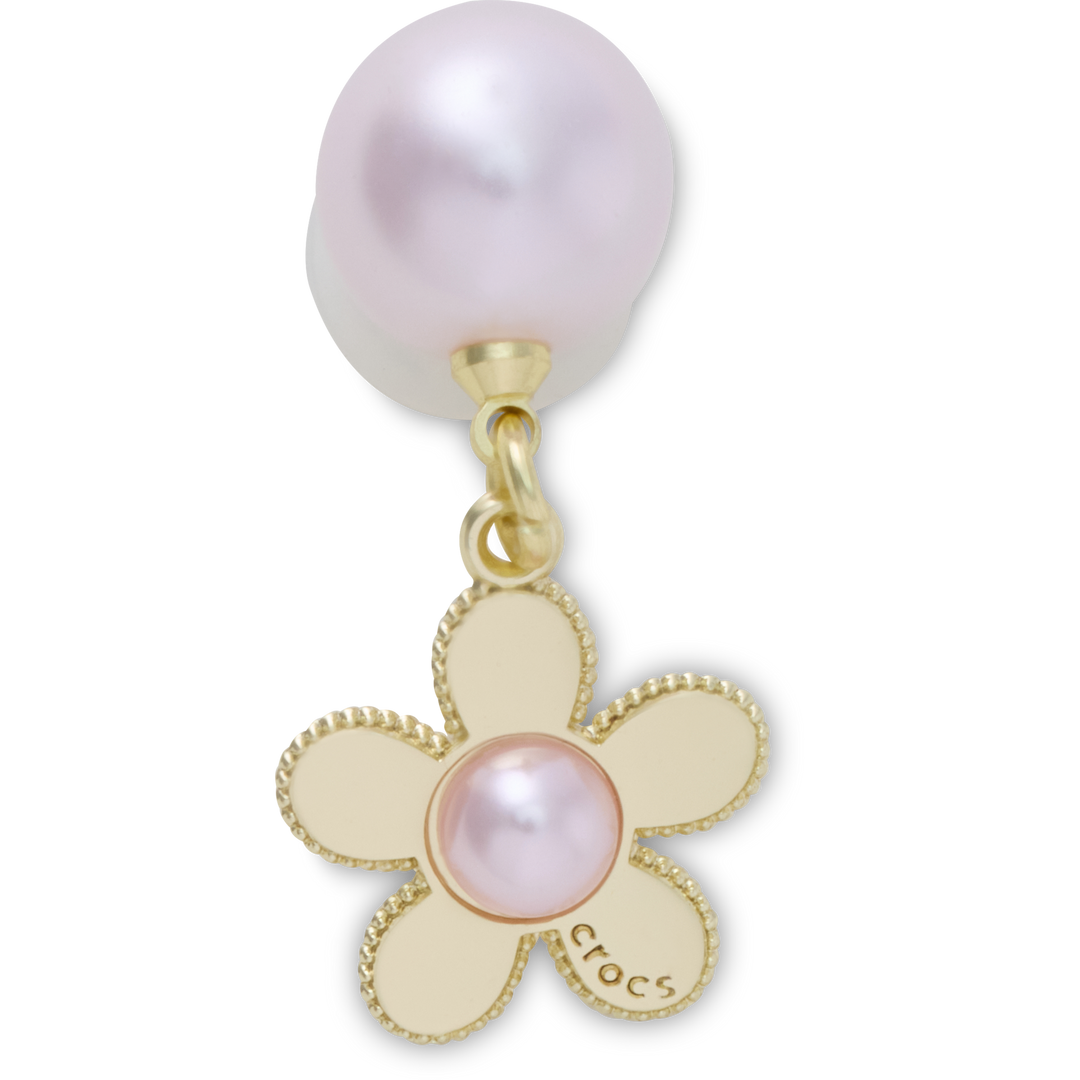 Pink Pearl and Gold Flower